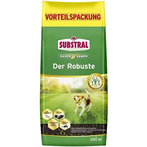Substral Premium Rasensaat Der Robuste Rasensamen 5 kg für 250 m²