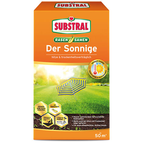 Substral Rasensamen Der Sonnige 1,125 kg besonders hochwertiger Rasensamen