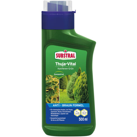 Substral Thuja-Vital Koniferen Grün - Flüssigdünger Konzentrat - 500 ml