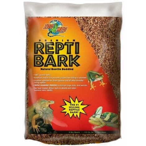 Substrat parfait pour les reptiles qui aiment l'humidité ReptiBark 4.4 l