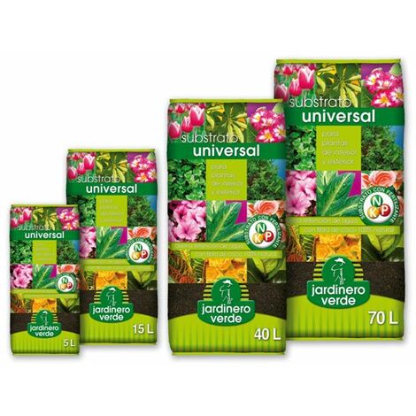 Substrato fertilizado jardinero verde