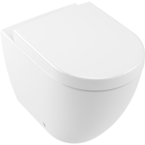 Subway 2.0 WC filo parete bianco alpin Ceramic Plus direct flush senza curva tecnica, brida e coprivaso