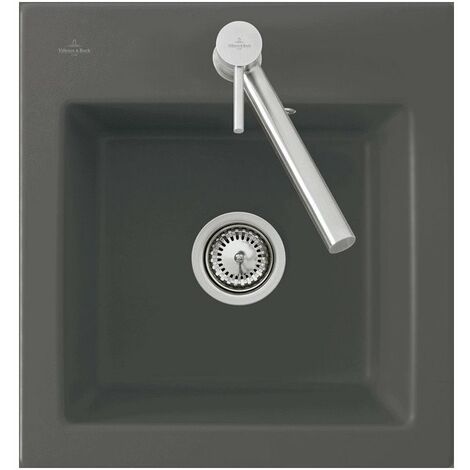 Subway 45 XS flat, Lavelli incasso filotop, 440 x 475 mm, Lavello irreversibile, Installazione filotop in piano di lavoro in pietra naturale o ricostituita (spessore minimo: 3 cm) cromatura lucida