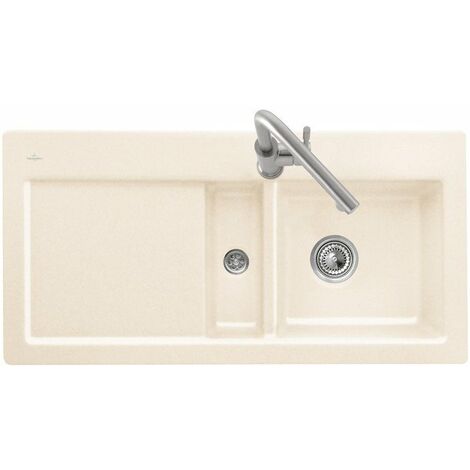 Subway 60, Lavelli da incasso, 1000 x 510 mm, Disponibile con gocciolatoio a destra o gocciolatoio a sinistra, Lavello da incasso, Lavello non reversibile, Gocciolatoio a sinistra incluso Piletta auto
