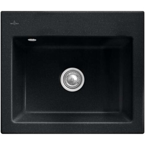 Subway 60 S, Lavelli da incasso, 600 x 510 mm, Disponibile con gocciolatoio a destra o gocciolatoio a sinistra, Lavello da incasso, Lavello incluso Piletta manuale, cromato lucido