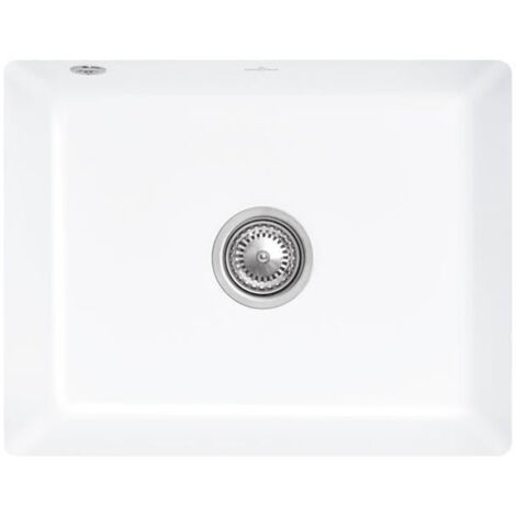 Subway 60 SU, Lavelli sottotop, 545 x 440 mm, Installazione sotto top in pietra naturale o ricostituita, Lavabo sottotop Crema lucida