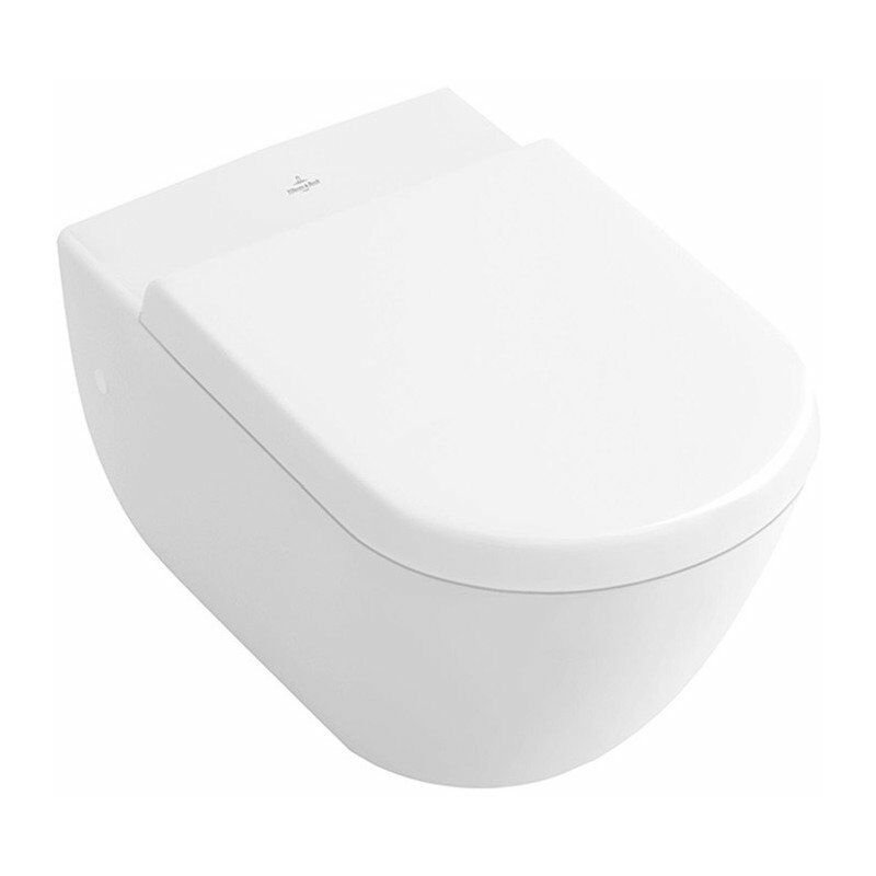 

Villeroy&boch - Subway, Asientos de inodoro, con bisagras QuickRelease y SoftClosing, bisagras de acero inoxidable, Hecho de Duroplast Star White