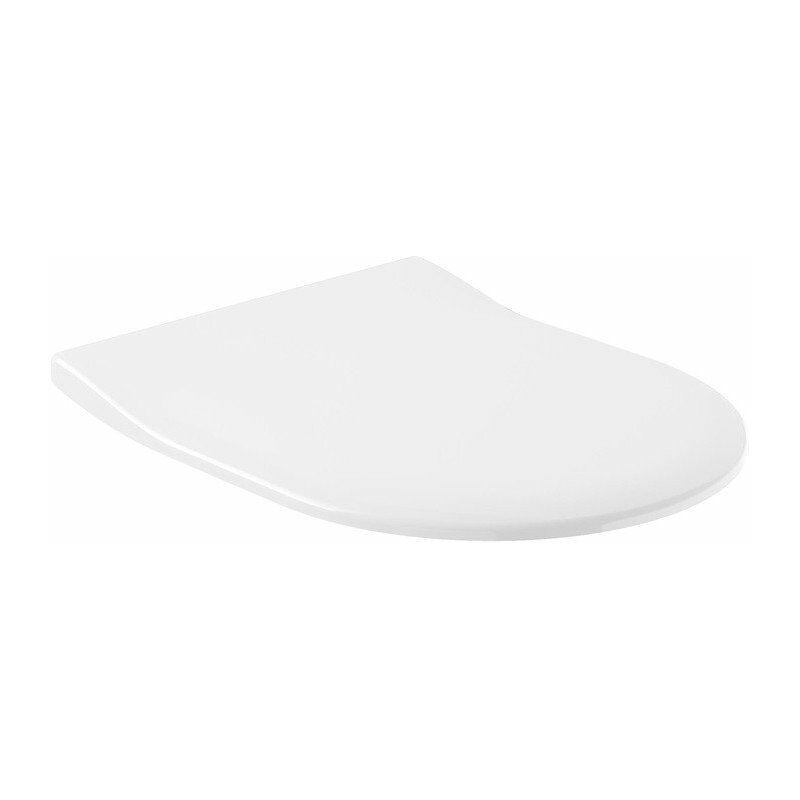 

Villeroy&boch - Subway, asientos de inodoro SlimSeat, con bisagras QuickRelease y SoftClosing, bisagras de acero inoxidable, en Duroplast blanco