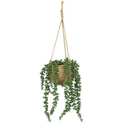 Succulente artificielle suspension 60cm