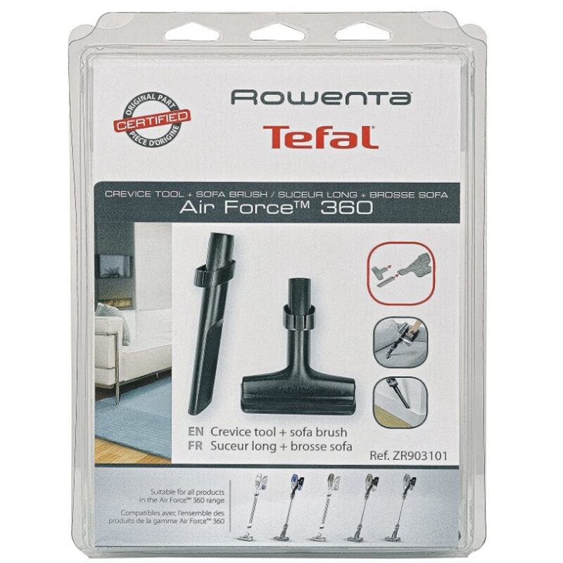 Suceur fente/brosse sofa- Tefal Suceur fente/brosse sofa- Tefal