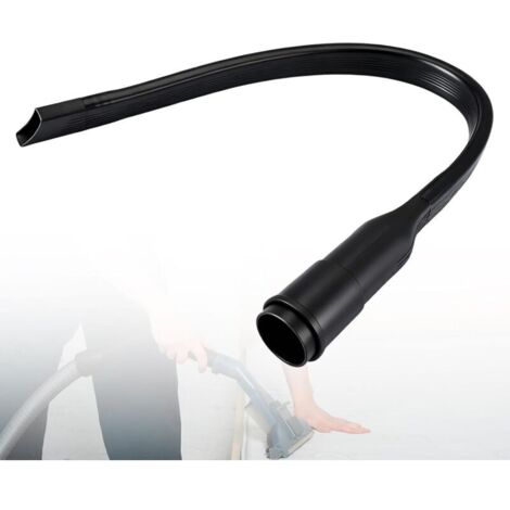 Suceur plat extra long flexible avec connexion 35mm, Long Flexible Suceur Aspirateur pour Tous Les Aspirateurs, Embout Aspirateur Universel, pour Le Nettoyage Sous Les Meubles et Les Sièges de Voiture