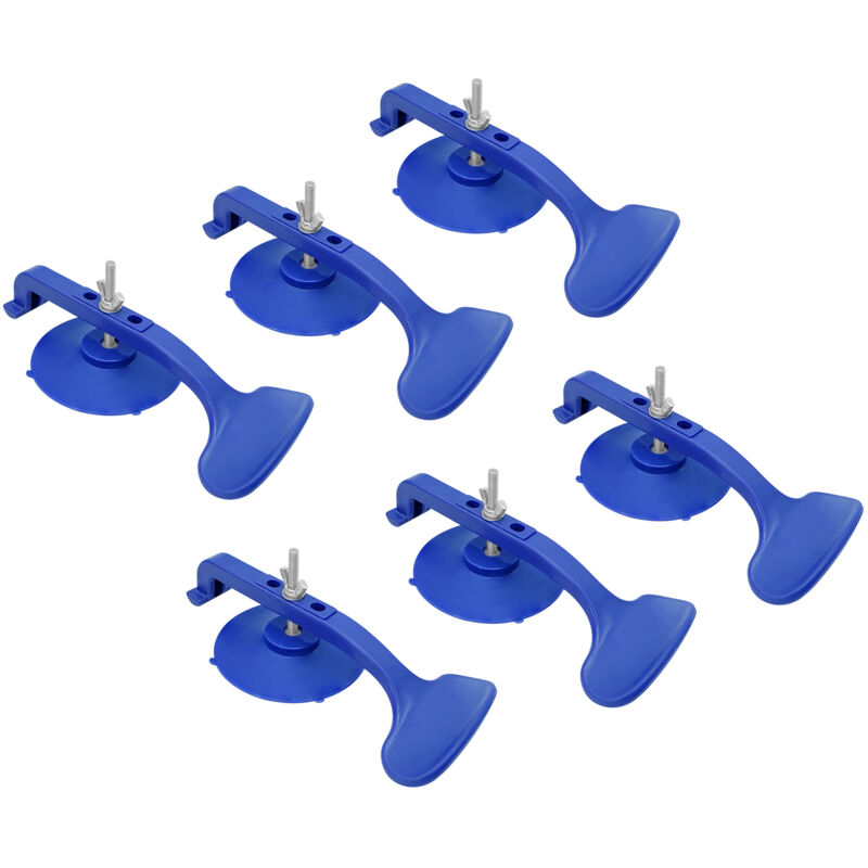 Lot de 6 pinces à ventouse pour réparation de pare-brise en verre décapotable