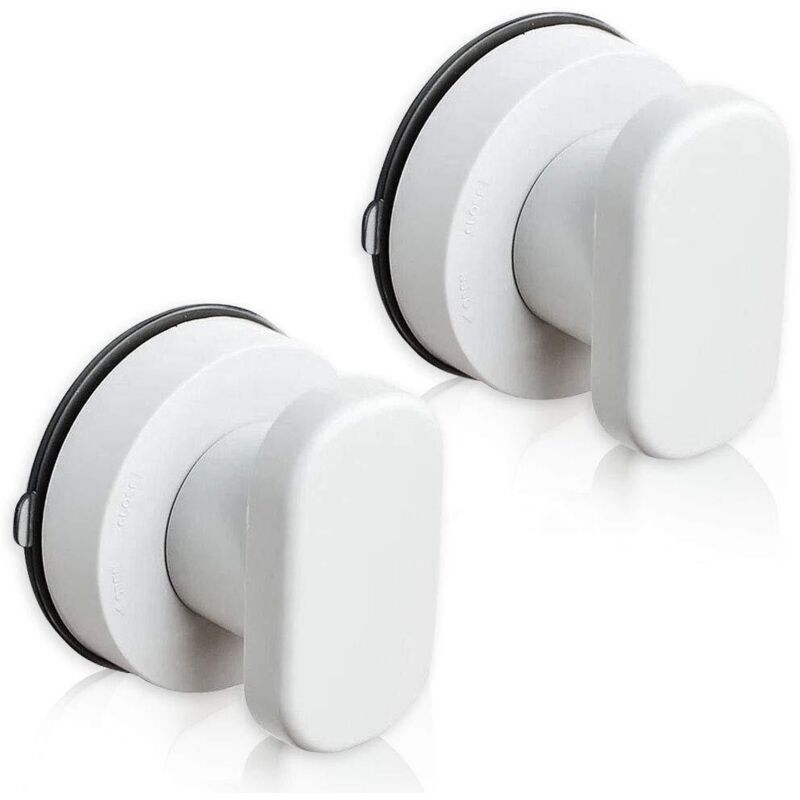 Suction Cup Door Handle 2PCS Suction Cup Pulls Drawer Cabinet Refrigerator Glass Door Portable Mobility Handle Pulls with Strong Suction Cup for