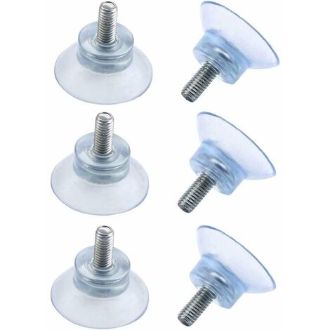 OSUPER Suction cups Ø 30 mm with M6x15mm thread, 6 pieces Cisea