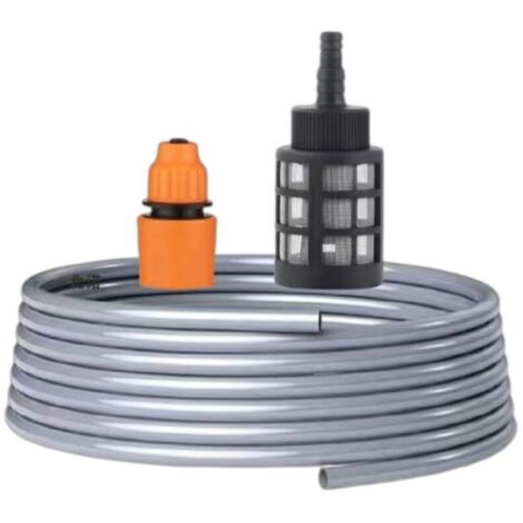 Suction hose and accessory filter for high-pressure cleaner, 5 meters