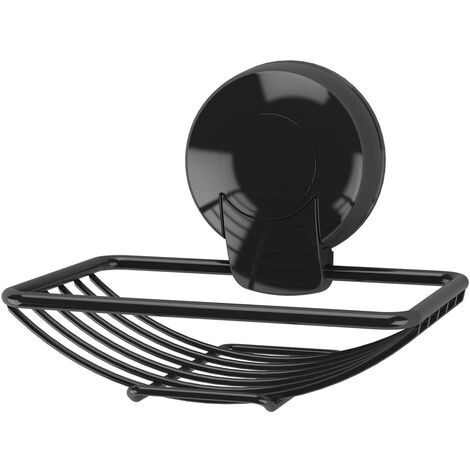 main image of "Suctionloc Soap Basket Black"