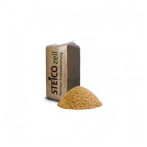 Sud Bois – Ballot de 15 kilos de laine de bois isolante en vrac – Performance thermique 0,038 W/(m·K) – Certification FSC – Dimensions 800x400x400 mm