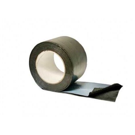Sud Bois – Bande d'étanchéité bitumeuse 80mm x 20m – Protection lambourdes bois – Auto-adhésif – Résistance à l'humidité et aux intempéries