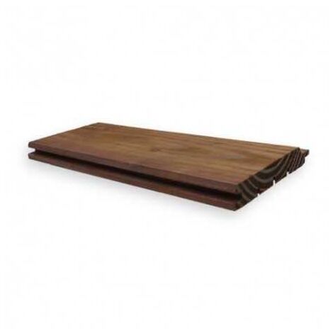 Sud Bois – Lame de bardage Douglas traité autoclave marron 21x132mm – Longueur 4m – Durabilité accrue pour revêtement extérieur