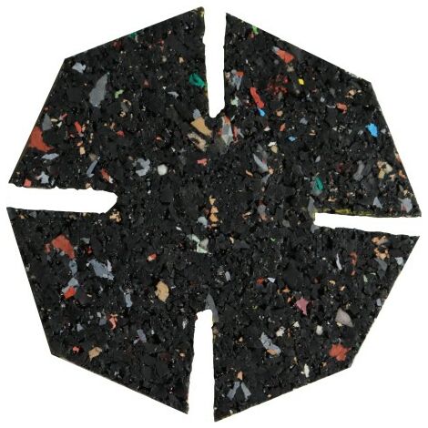 Sud Bois – Carton de 100 cales amortisseurs en caoutchouc naturel – Diamètre 100 mm, épaisseur 3 mm – Réduit vibrations et compense différences d'épaisseur