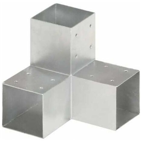 Sud Bois – Connecteur d'angle pour poteau 9x9 cm – Fixation robuste pour constructions bois – Solution efficace pour jonction stable