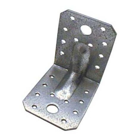 Sud Bois – Équerre de fixation galvanisée 70x70x55mm – Acier pour assemblage structures – Multi-trous 22 – Installation rapide et simple