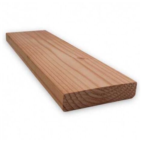 Sud Bois – Lame de terrasse en bois Douglas 21x145mm – Longueur 3m – Traité naturellement pour durabilité – Qualité 2nd choix