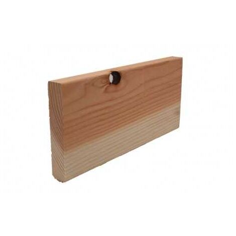 Sud Bois – Lame de terrasse en bois Douglas 21x95mm – Longueur 3m – Traitement naturel – Qualité 2nd choix – Surface lisse des deux côtés
