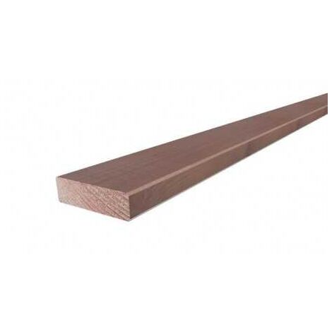 Sud Bois – Lame de terrasse en bois Douglas 34x190mm – Longueur 4m – Qualité 2nd choix – Finition lisse des deux côtés