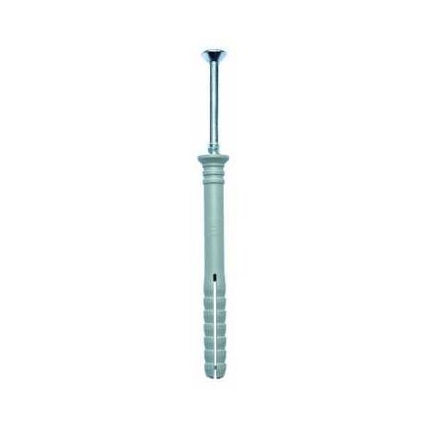 Sud Bois – Lot de 100 chevilles à frapper 8x135 mm – Pour fixation lambourdes bois sur béton – Électro-zinguées pour installation durable