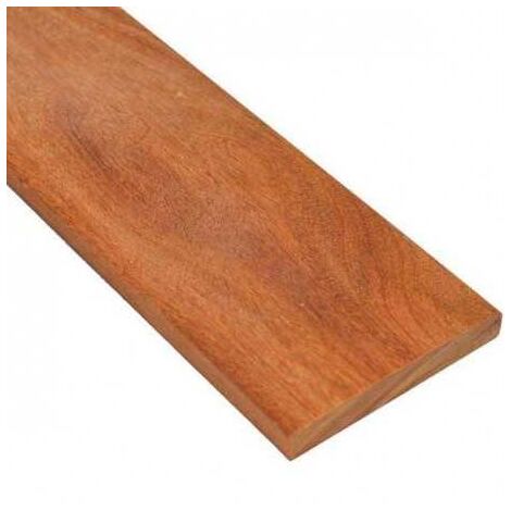 Sud Bois – Pack de 8 lames de terrasse Cumaru KD 1er choix 21x145mm lisse 2 faces 1.25m – Bois exotique imputrescible – Résistance aux intempéries