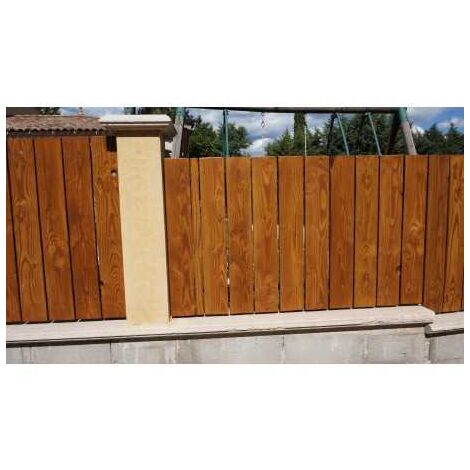 Sud Bois – Planche en Douglas 27x145mm traitée autoclave – Angles arrondis – Longueur 3m – Protection contre moisissures et champignons