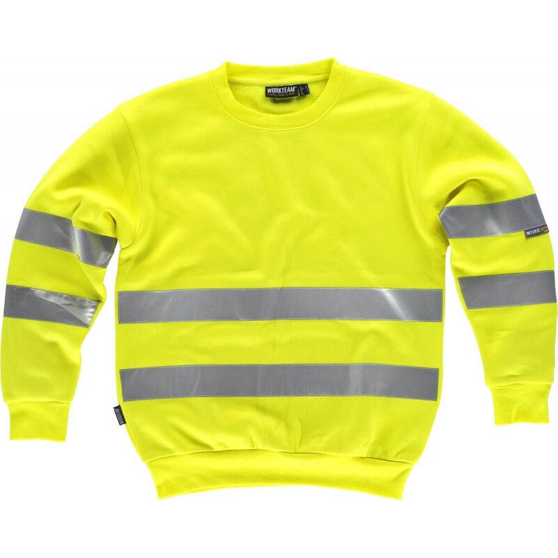 

Sudadera clásica Flúor con costuras reforzadas WORKTEAM C9030 | Amarillo - 3XL