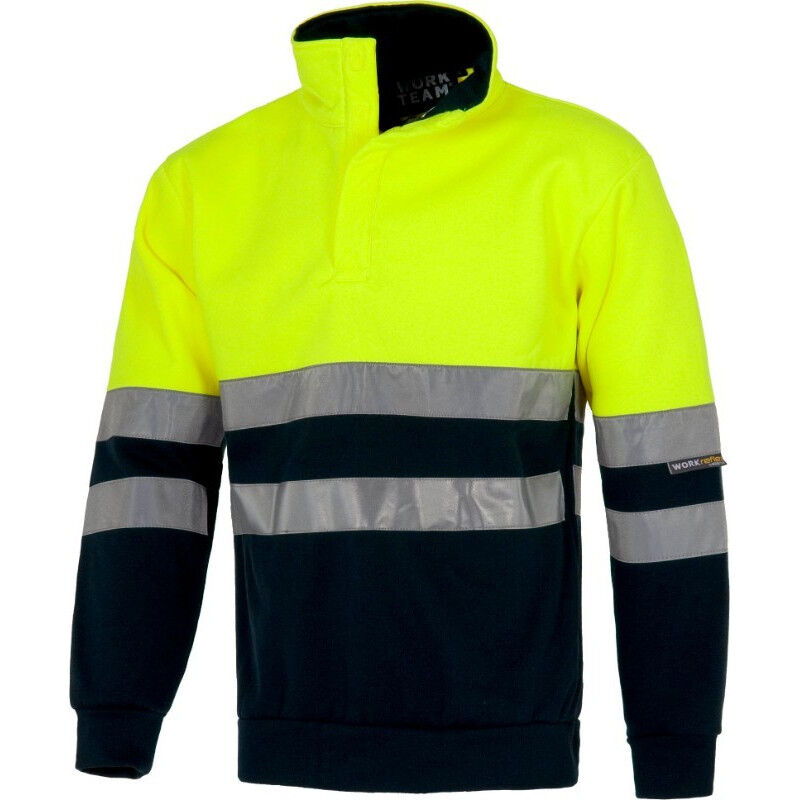 

Sudadera con cuello alto de Alta Visibilidad C3839 | M - Marino+Amarillo A.V. - Workteam