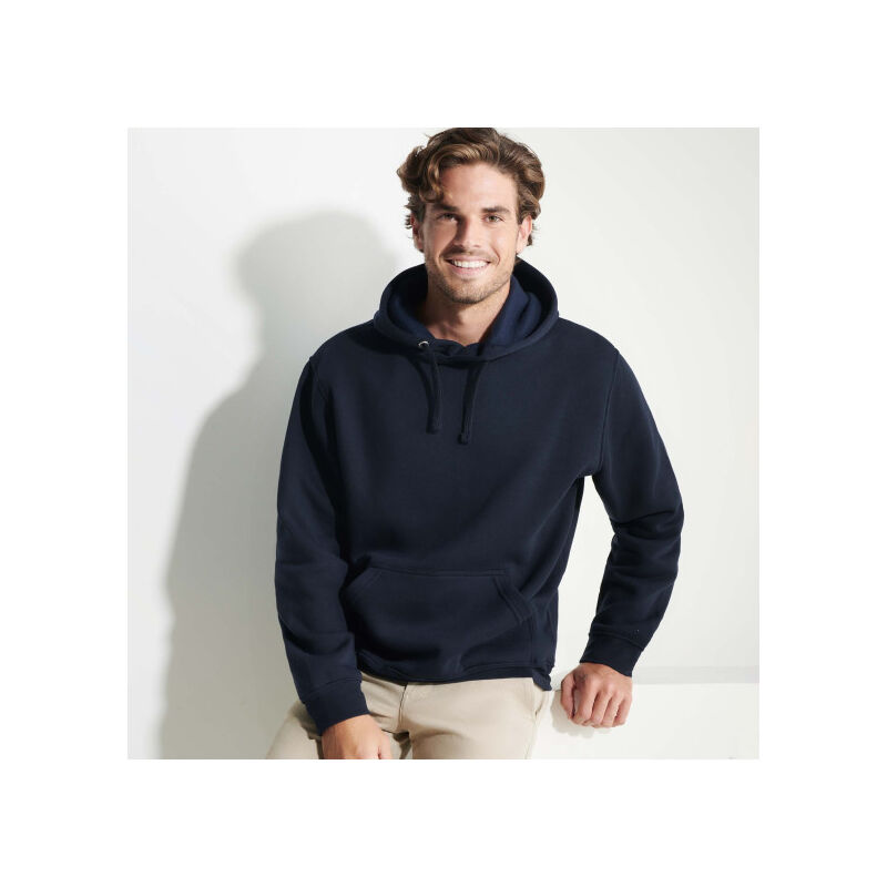 

Sudadera capucha con bolsillo canguro CAPUCHA SU1087 | Negro - 3/4