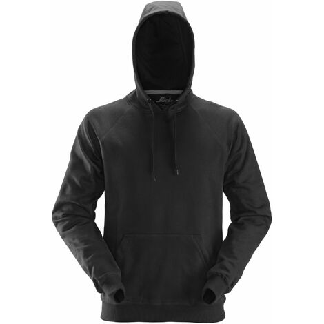 SUDADERA CLÁSICA CAPUCHA NEGRO T.L SNIKE