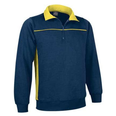 Sudadera con bandas en pecho y laterales Thunder L Azul Marino / Amarillo