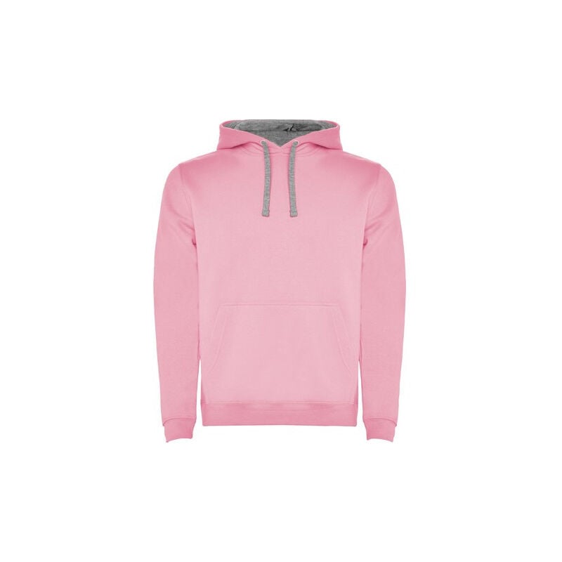 

Sudadera con capucha bicolor de doble tejido URBAN SU1067 | 5/6 - Rosa Claro/Gris