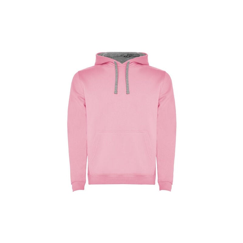 

Sudadera con capucha bicolor de doble tejido URBAN SU1067 | XL - Rosa Claro/Gris