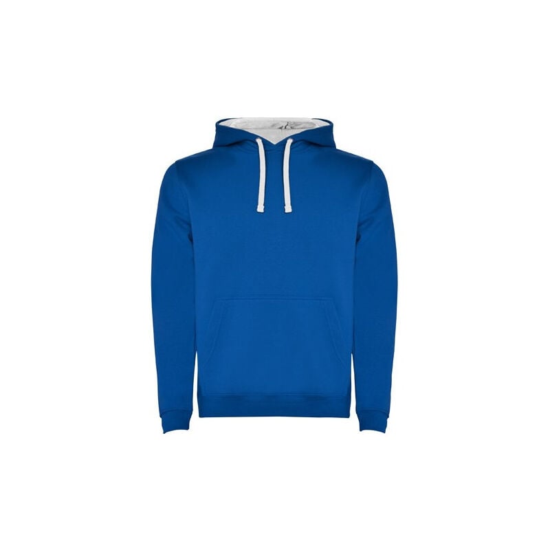

Sudadera con capucha bicolor de doble tejido URBAN SU1067 | 5/6 - Royal/Blanco