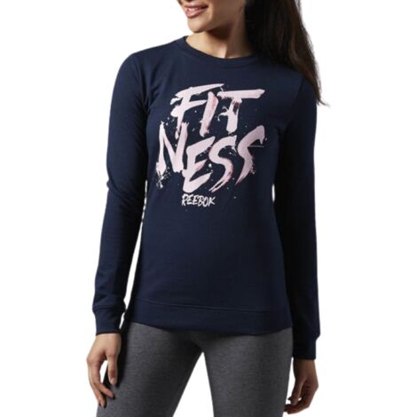 Sudadera con capucha REEBOK GR FITNESS CREW XS para mujer