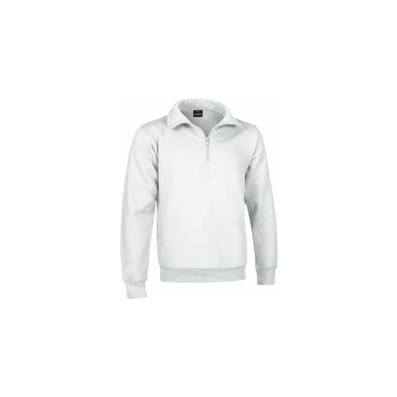 

Sudadera con cremallera corta Wood | Blanco - 3XL - Valento