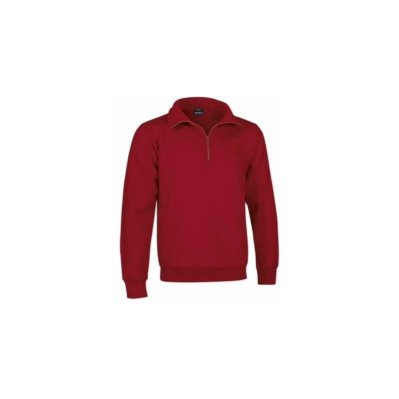 

Sudadera con cremallera corta Wood | Rojo - S - Valento