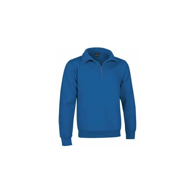 

Sudadera con cremallera corta Wood | L - Azul Royal - Valento