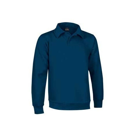 Sudadera con cuello de polo y cintura elástica VALENTO Chester XXL Azul Marino