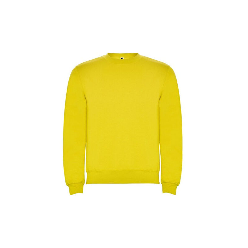 

Sudadera con cuello, puños y cinturilla CLASICA SU1070 | Amarillo - 7/8