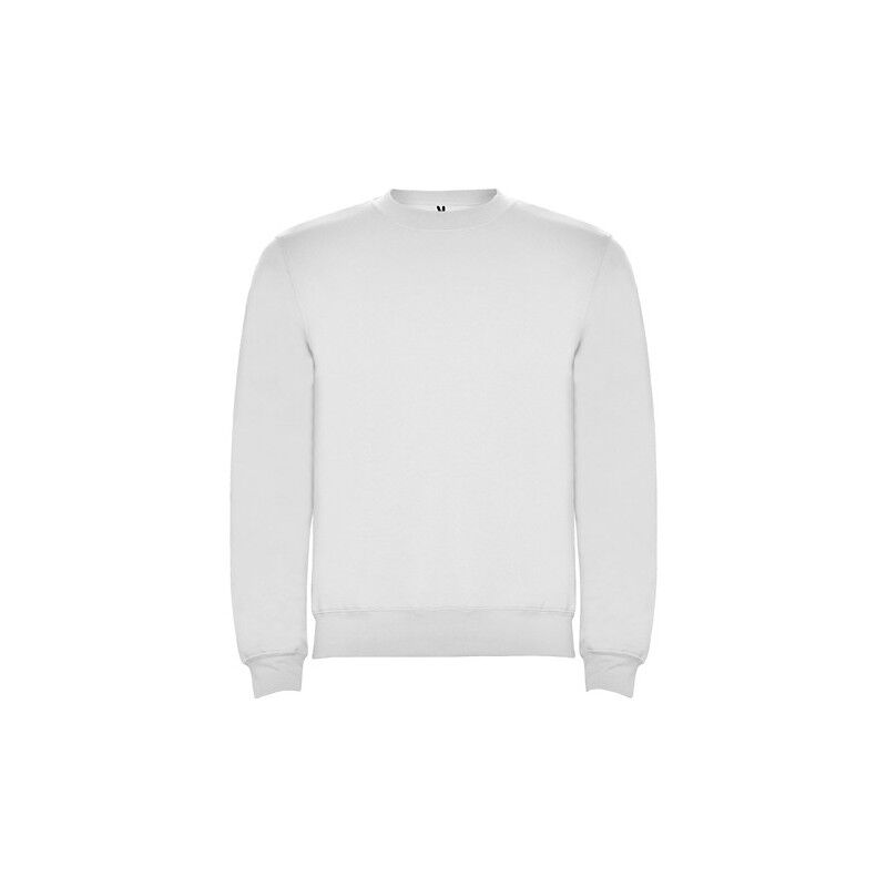 

Sudadera con cuello, puños y cinturilla CLASICA SU1070 | Blanco - 3/4