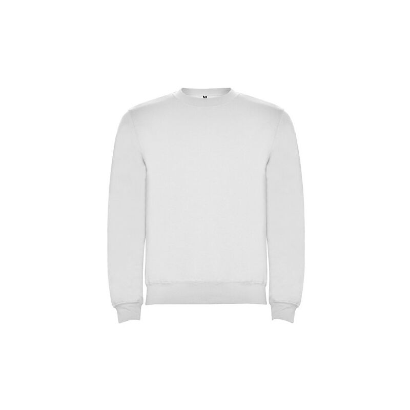 

Sudadera con cuello, puños y cinturilla CLASICA SU1070 | Blanco - S