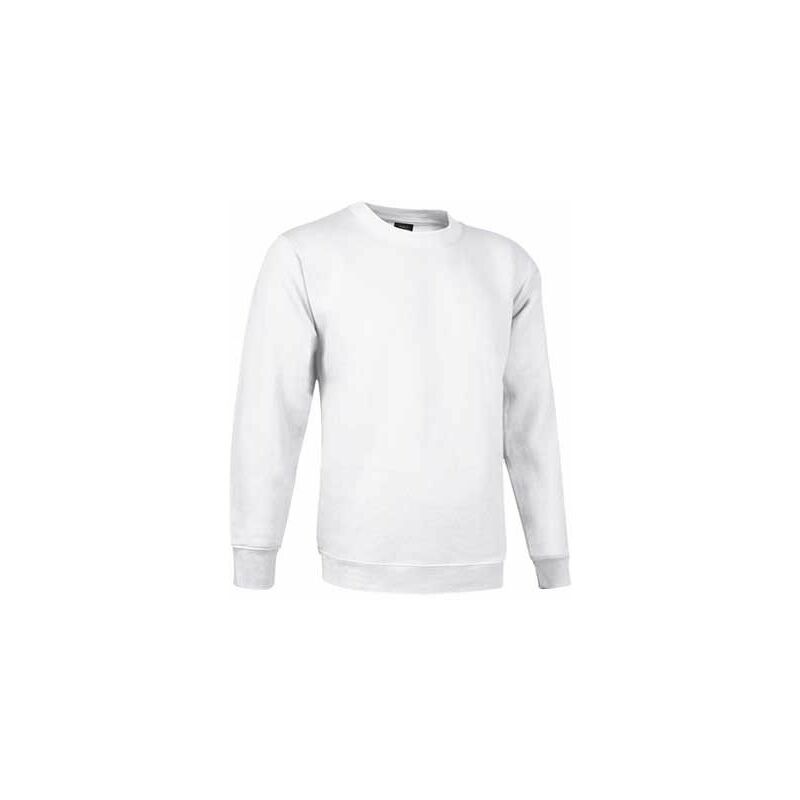 

Sudadera con cuello redondo Dublin | Blanco - 4XL - Valento