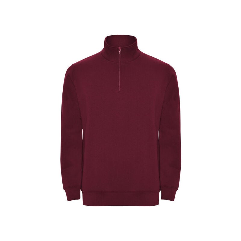 

Sudadera con media cremallera a tono ANETO SU1109 | L - Granate
